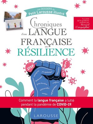 cover image of Chroniques d'une langue française en résilience